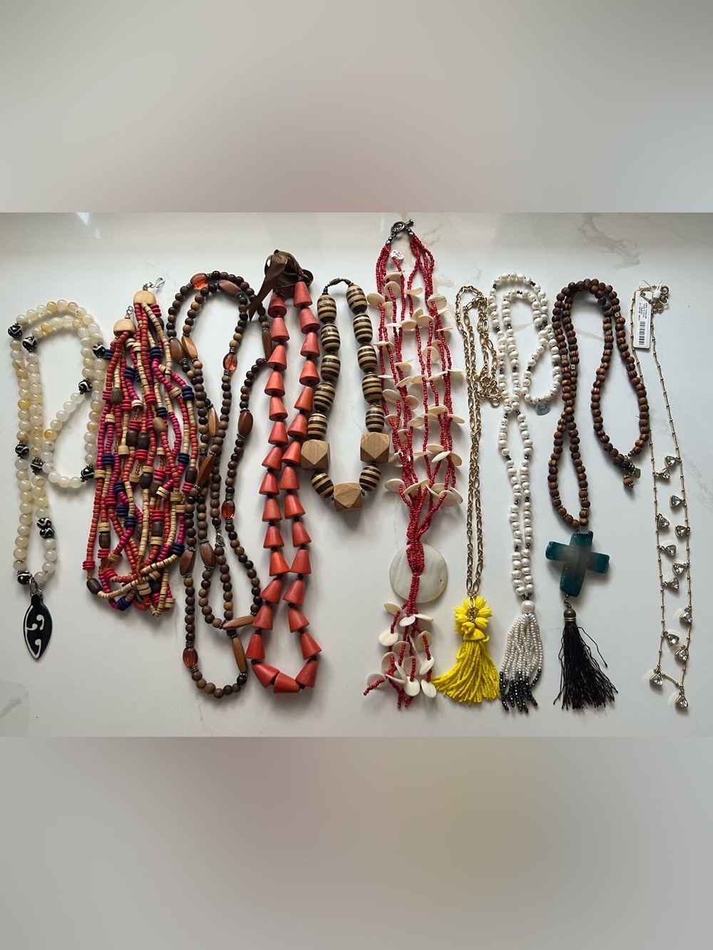 Lot of 10 Pieces - Necklaces - All wearable-  Costume Jewelry - some NWT